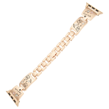 Bracelet for ,, Watch Band 40/41/42MM Women Girl Cute Stylish Diamond Strap Metal Gold
