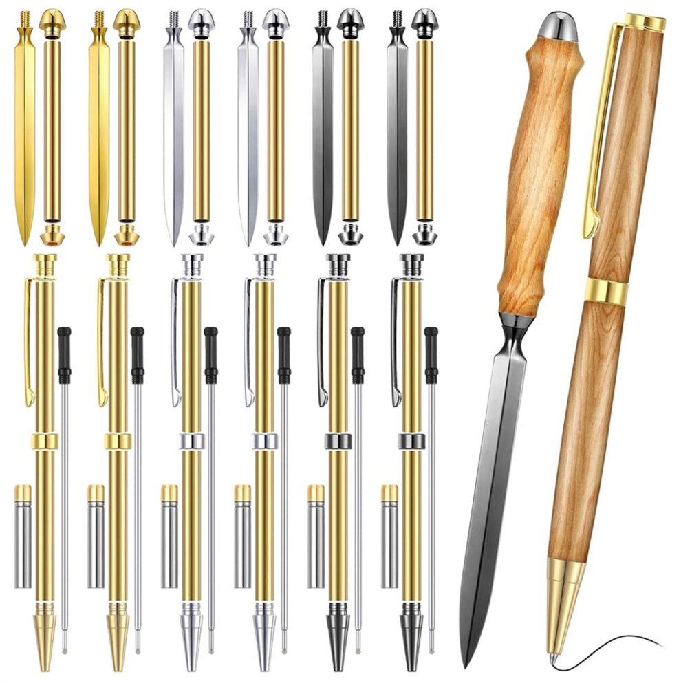Saudism Letter Opener Kit And Pen Kits For Woodturning Project 7Mm Envelope Slitter Paper Mail Tool Knives Turning