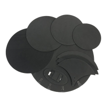 Drum Mute Pads Set,10Pcs Foam Pads,Soundproof Cotton Heads Replacement