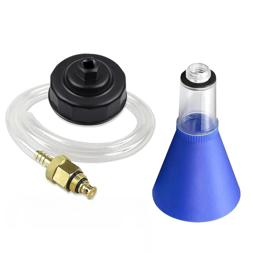 Oil Filter Wrench, Drain Tool & Advanced Engine Threaded Funnel. Change Kit 4853680421339