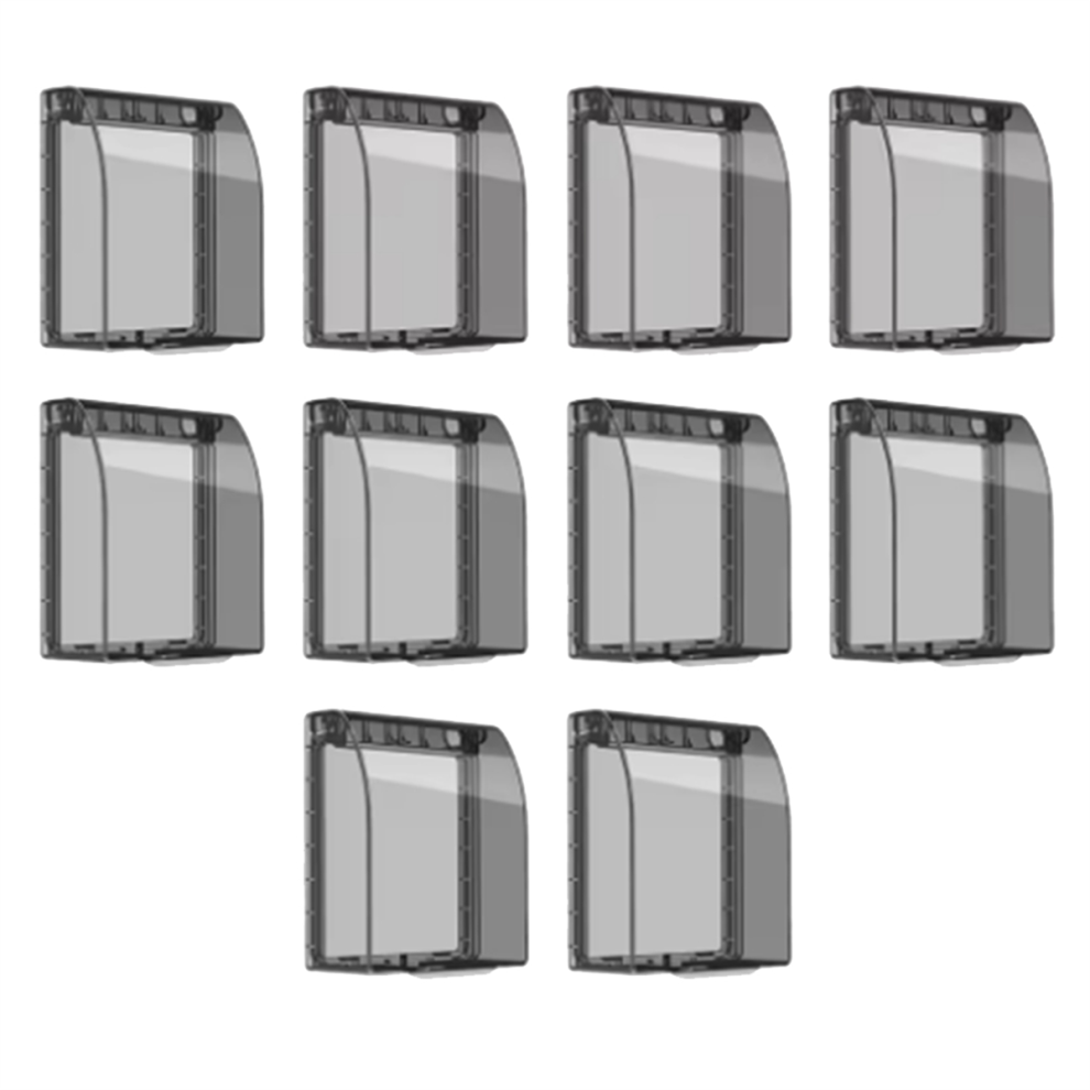 Universal 86 Type Wall Socket Waterproof Box Transparent Plate Switch Protection Cover Electrical Accessories 4853680420202