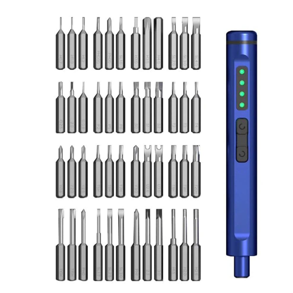 ES480 Electric Screwdriver with 48pcs Alloy Steel Bits LED Lighting for Computer Phone Dismantling Repair Tools Kit-image-OPC-PJ8D2RT-NEW