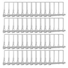 40 Pcs Square Coupler Pin 1/4 Inch Safety Shaft Locking Wire Trailer Carbon Steel Hitch for Farm