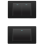 Wall Electrical Switches Light Switch 4 Gang 118mmx74mm Tempered Glass Panel Mechanical Button Black 4