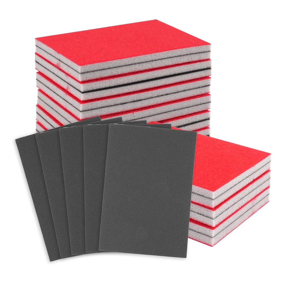 Photos - Sandpaper 24-Piece Sanding Sponges Set, 80-3000 Grit Wet Dry , Flexible Wood, Professional Pads