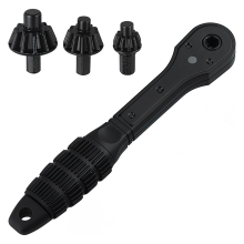 2-In-1 Ratchet Drill Chuck Key Wrench Universal Replacement Tool for Most Electric Drills