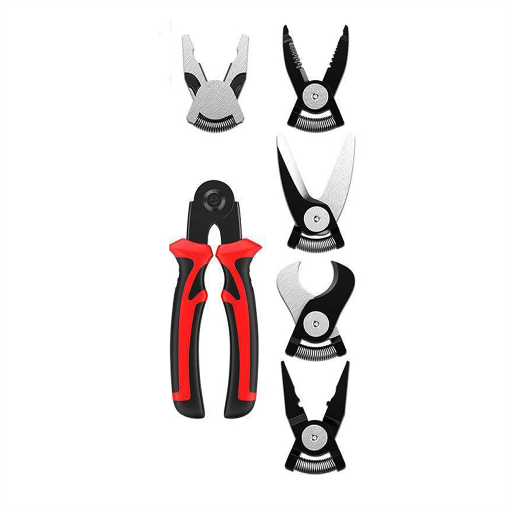 Multifunctional Replaceable Electrician Pliers Wire Stripping Cutting Needle Nosed Special Tools 4853680427065