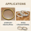 Ring Bender Tool Kit with Adjustable Dies - Precision Wire Bending for Spoon Rings, Soft Jewelry Making Copper 8