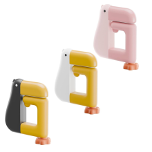 Portable Duck Shaped Detachable Non-Slip Folding-Table Hook - No-Drill Purse Hanger & Bag Clamp