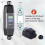Inline RCD Connector,PRCD Intermediate Safety Switch,30mA Residual Current Protection Anti- for Outdoor 6