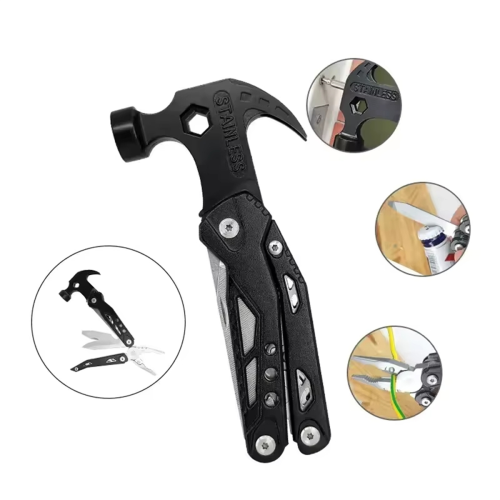 Multitool Hammer Pliers Screwdriver Saw Wire Scissors Folding Tool for Outdoor Survival Camping Household Tools 2