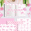 24 Sheets Scrapbook Paper 12inch X Double-Sided Bows Pattern Decorative Decoupage Cardstock Bow 7