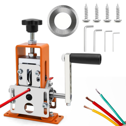 Manual Wire Stripping Machine Gauge 0.06-1 Inches,Scrapping Copper Peeler Machine, Stripper Tool