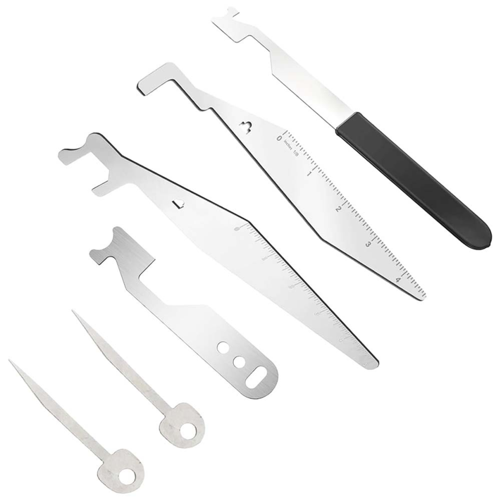 6Pcs Firefighter Tools Kit Multipurpose Leverage Tool Firstaid Ems Multitools Pry Spring Steel 4853680433943