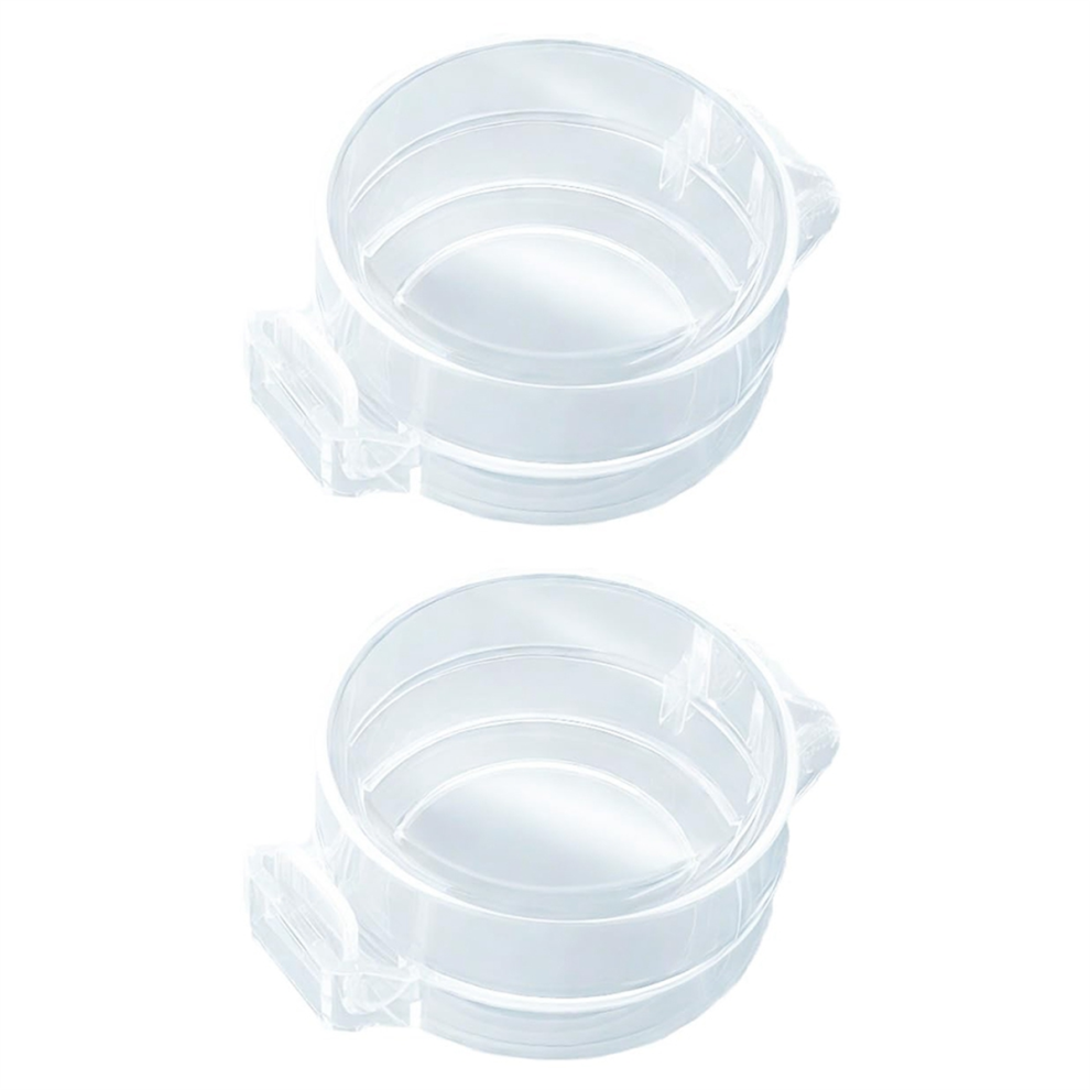 Saudism 2 Pack Deadbolt Child Safety Lock Cover, Proof Door Knob Transparent