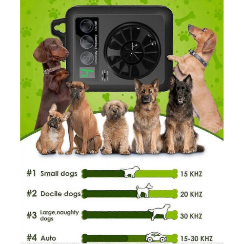 (Black) Anti Barking Device, 3 Adjustable Levels Dog Barking Control Devices with 50FT 1