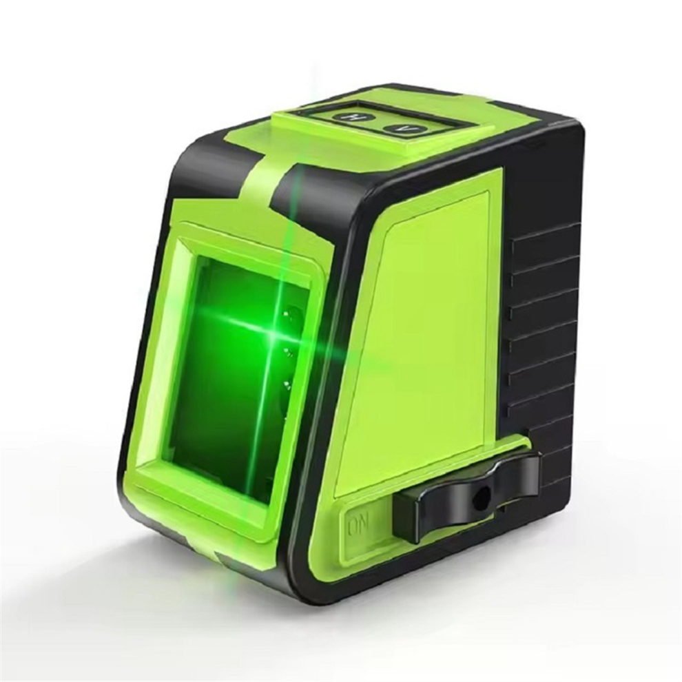 Green Beam 2 Lines Crosshair Line Mini Self Leveling Laser Level With Double Diodes 4853680431741