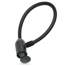 Fingerprint Cable Lock, Smart Bike Lock with APP Access, Waterproof Biometric