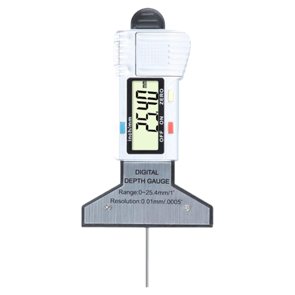 Digital Tire Tread Depth Meter-Tread Detector-Digital Gauge Lcd Display-Digital 0.25.4Mm Range 4853680438290