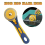 Round Hob Rotary Cutter Fabric Sewing Leather Cloth Cutting Tool for Patchwork Quilting Flat Rubber 5