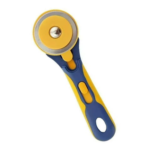 Round Hob Rotary Cutter Fabric Sewing Leather Cloth Cutting Tool for Patchwork Quilting Flat Rubber