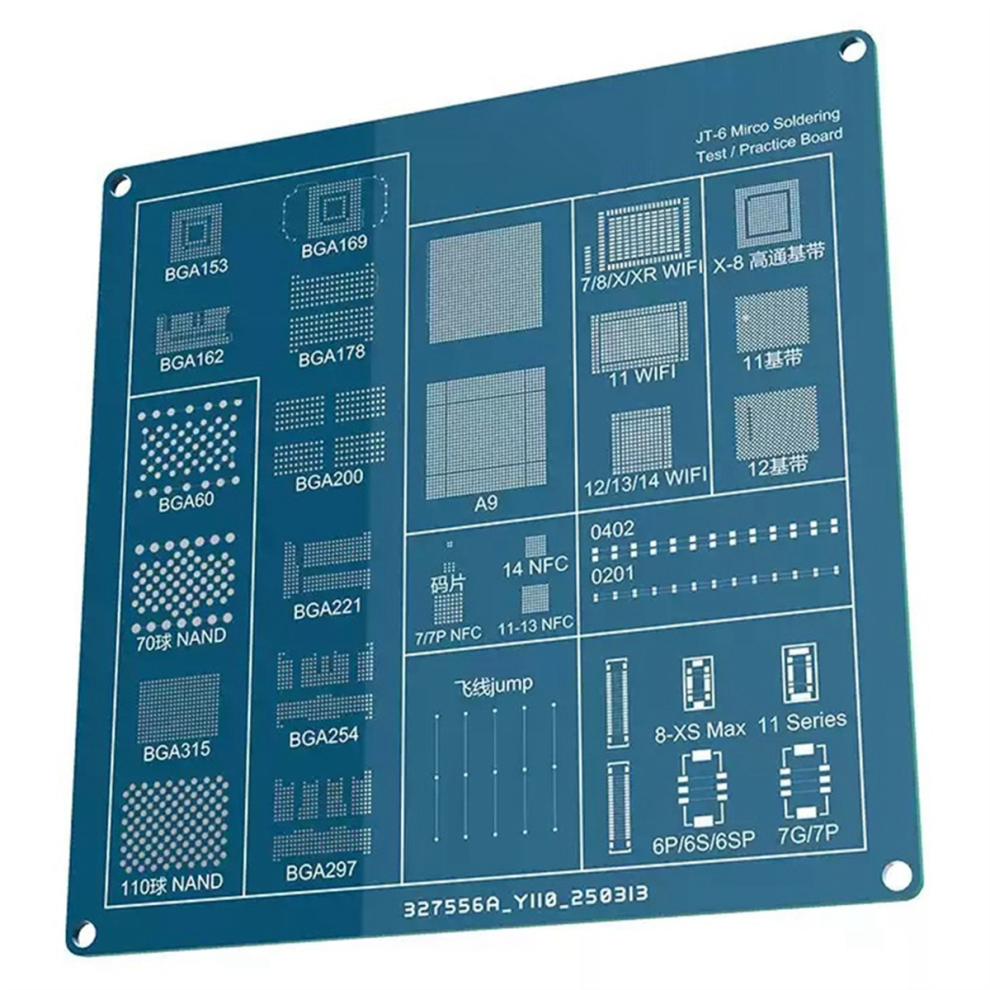 Jt-6 Smd/Smt Bga Components Soldering Test Practice Board Disassembling And Assembling Welding Pad 4853680436937
