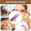 Cylindrical Pencil Sharpener Makeup -Hole Cosmetic Lip Liner Removable Lid Pink 7