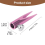 Cylindrical Pencil Sharpener Makeup -Hole Cosmetic Lip Liner Removable Lid Pink 9