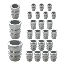 21 PCS Extended Round -Handle Wedge Safety Metal Hammer Handle Wedges Steel Wedge,(0.55/0.63/0.71inch)