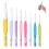 8 Sizes Big Crochet Hooks Ergonomic Set, Large for Chunky Yarn, 6mm - 20mm Hook 1