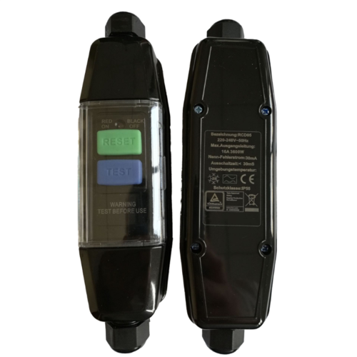 In-Line RCD Connector, PRCD Intermediate Safety Switch, Outdoor Current Protection Against , Power Tools 2