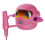 Interactive Educational Drawing Robot for Kids Learning Toy with 100 Word Cards, Voice Interaction, Pink 2