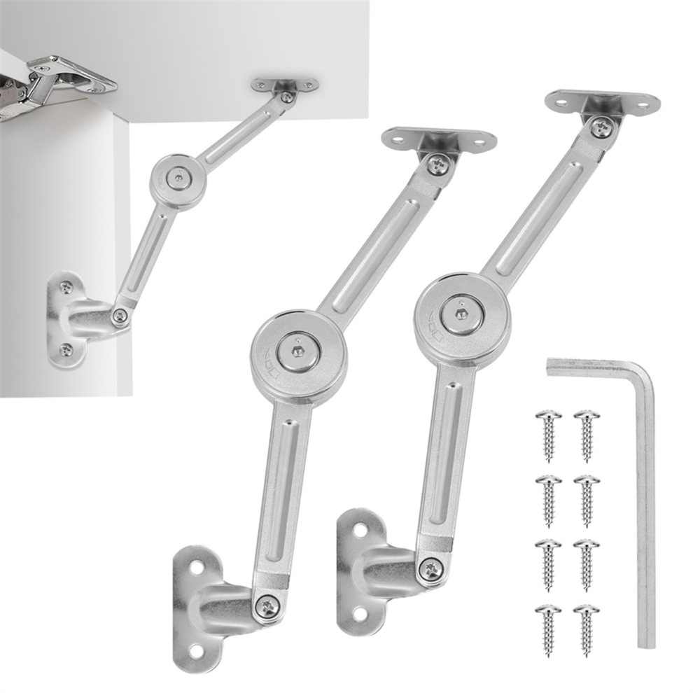Lid Support Hinges Heavy Duty Stay Hinge - 110 Open Angle,Supports Up To 50Lbs For Upper Cabinets & Rv Cabinets. 4853680441627