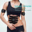 (Pink) Electric Muscle Training Machine Hip Trainer Abdominal Arm Trainer Body Slimming Fat 2