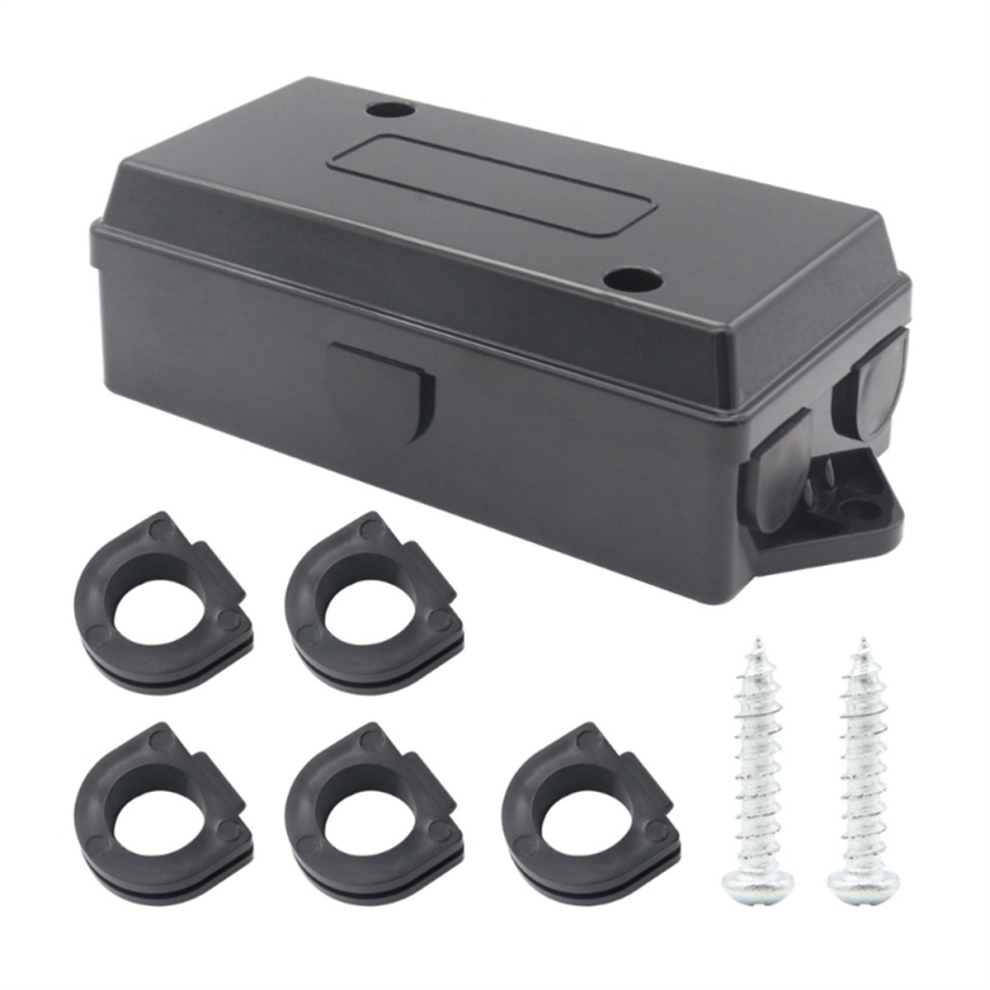 Weatherproof 7 Pole Cord Connection Box Way Electrical Trailer Junction Gang Wire Harness 4853680449968
