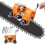 Chainsaw Chain Sharpener, Chainsaw Chain Sharpener with 3 Sharpening Heads, Handheld Chain Sharpener, for All Chainsaws, Chainsaws, Lumberjacks and Ga 1