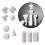 10Pcs 3D Geometry Sketch Drawing Model Gypsum Mold for Shadow 2inch Mini 3