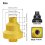 2pcs Diamond Core Drill Bit,20-35-50mm Chamfer Multi-Layer Conical Hole Opener,Diamond Step Bit with Shank M10 9