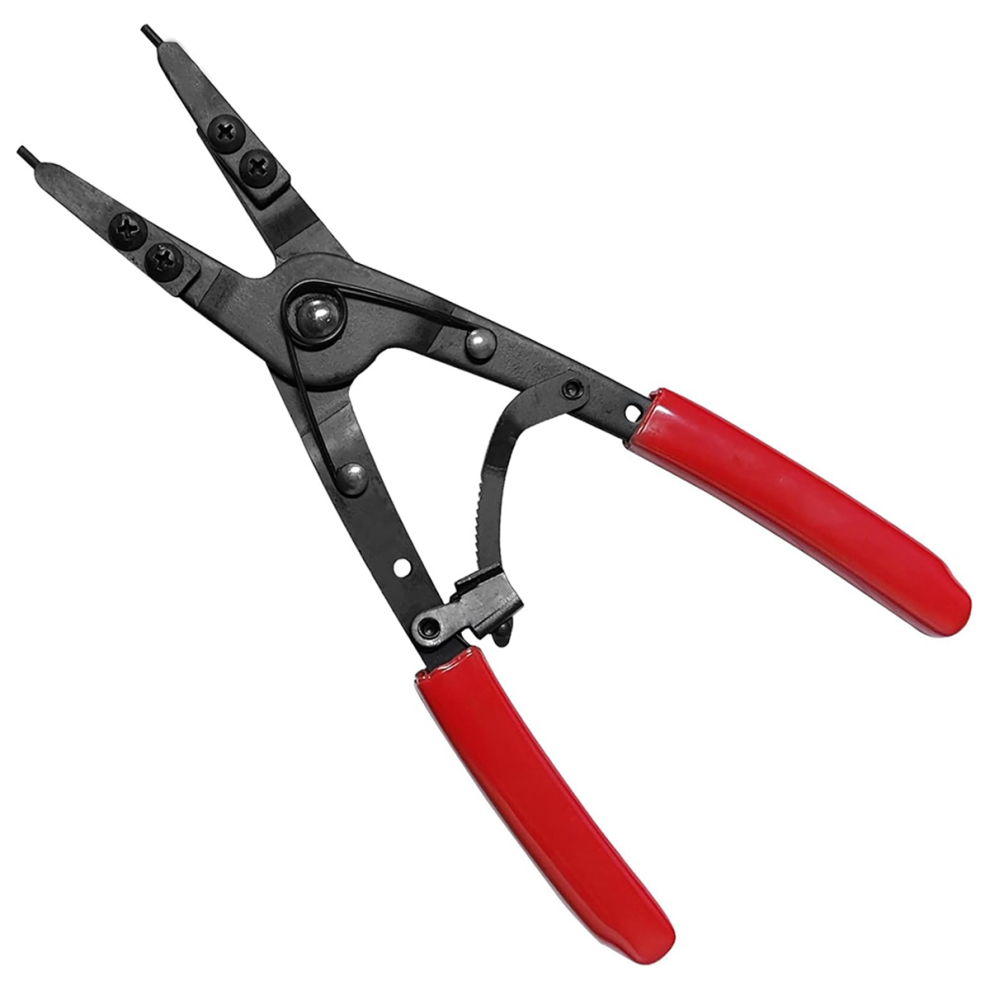 38700 Spindle Snap Ring Pliers 10.9Inch Internal External For Installation Of Circlips, Red 4853680447582