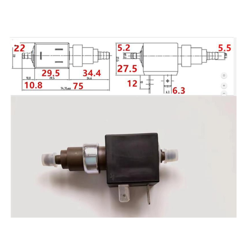 New 220V 19W Electromagnetic Pump for Steam Mop Iron Replacement CEME E15 Self-Priming Water 2