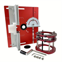 Aluminum Router Table Inset Plate Kit Lift System Woodworking Flip for Workbench Trimmer