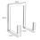 Plate Stand for Display, Clear Acrylic Square Holder Tabletop Picture Frame Easel Book, 1Pack 7