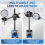 Magnetic Base Dial Indicator Kit with 22 Test Tips and Adjustable Long Arm for Lathe/Milling/Vibration Measurement 4