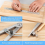 Woodworking Compass Geometry Tool - Professional Locking Drafting with Pencil Holder 300mm 6