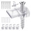 32Pack Mirror Holder Clips,Clear Plastic Clip,Frameless Mounting Hardware,Mirror Holders for Wall 1