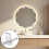 32Pack Mirror Holder Clips,Clear Plastic Clip,Frameless Mounting Hardware,Mirror Holders for Wall 3