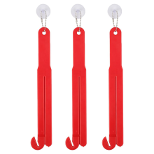 3pcs Food Bag Opener, Pouch Cutter with Stainless Steel Blade Sealed Grocery Squeezer Suction Cup