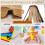 6 Pcs Book Glue with Brushes BookBinding Set for Binding and Repair Envelopes Crafts DIY 7