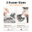 Electric Eraser for Artists, Rechargeable Kit, 20 Refills, Automatic Portable Drawing White 8