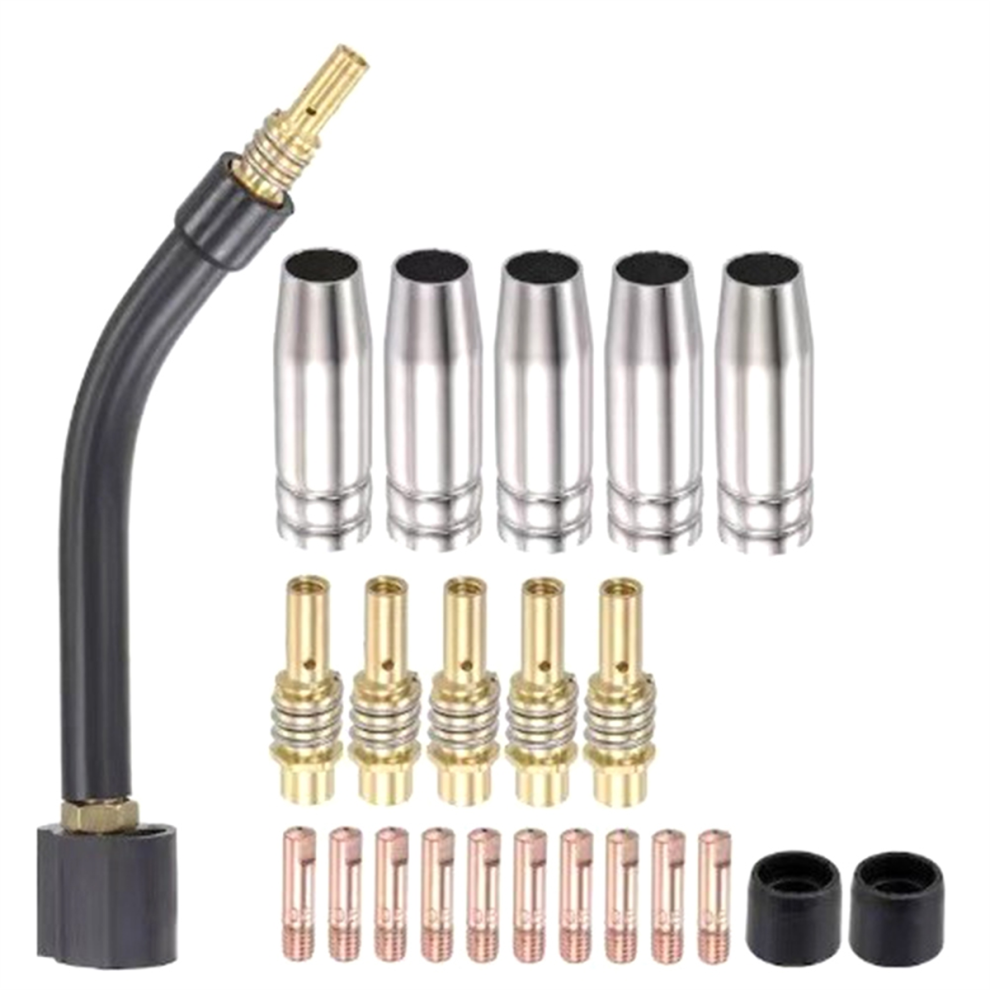 Welding Consumable New Coating Protection 0.8Mm Contact Tips Non-Stick Slag European Airless Nozzle For 15Ak Mig 4853680456553